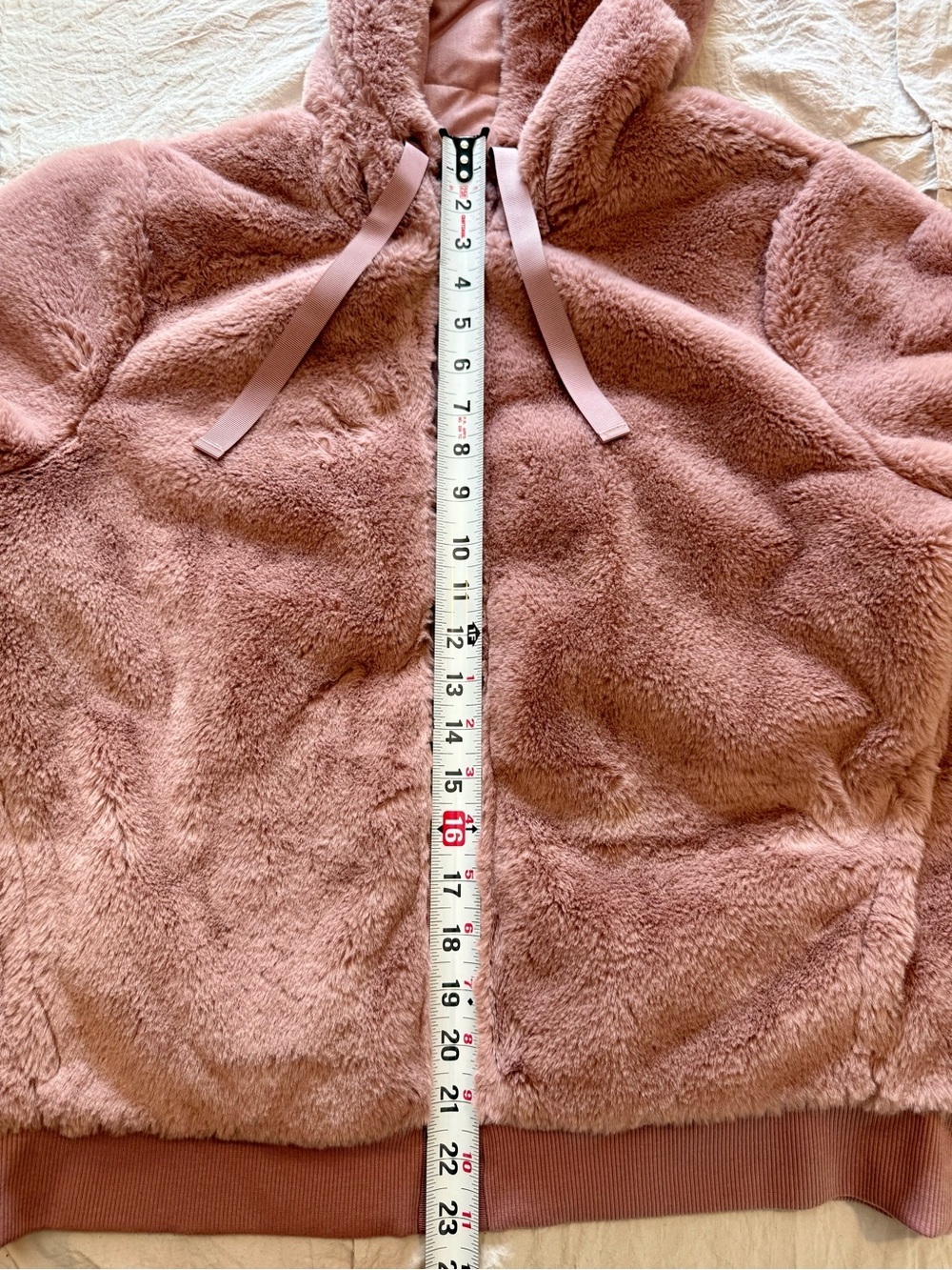 Women’s Arhleta Plush Zip-Up Hoodie Jacket - Dusty Pink M EUC - Picture 11 of 11